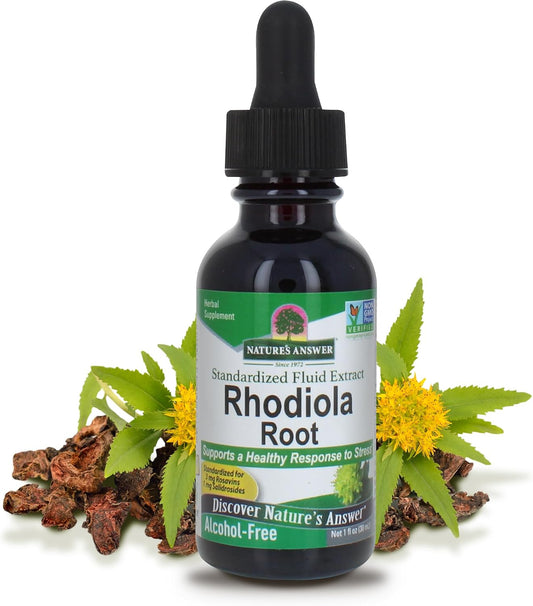Nature's Answer Alcohol-Free Rhodiola Root, 30ml, Pack of 2