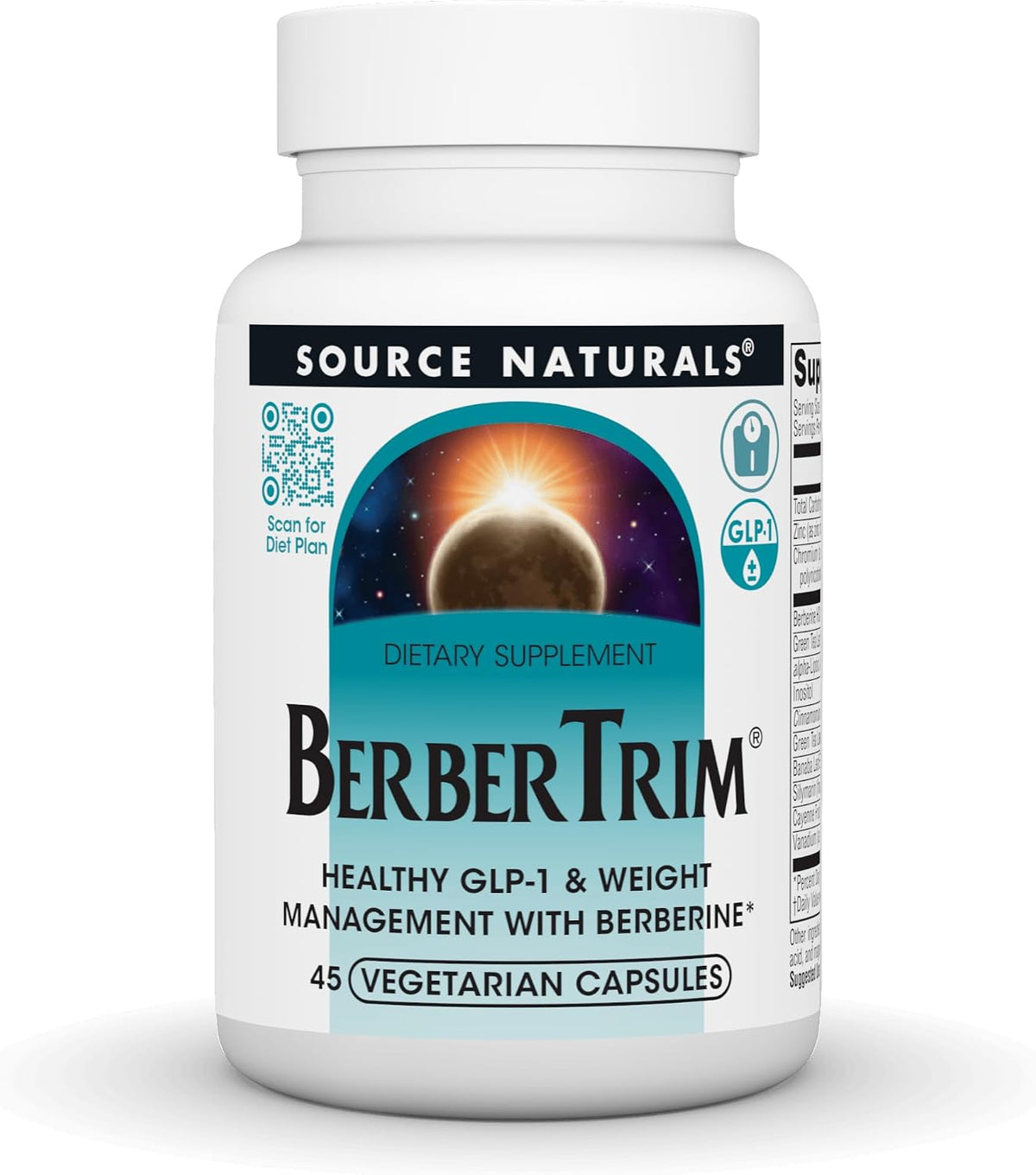 Source Naturals BerberTrim, Berberine – Berberine: A naturally occurring plant alkaloid that supports healthy – Image 1