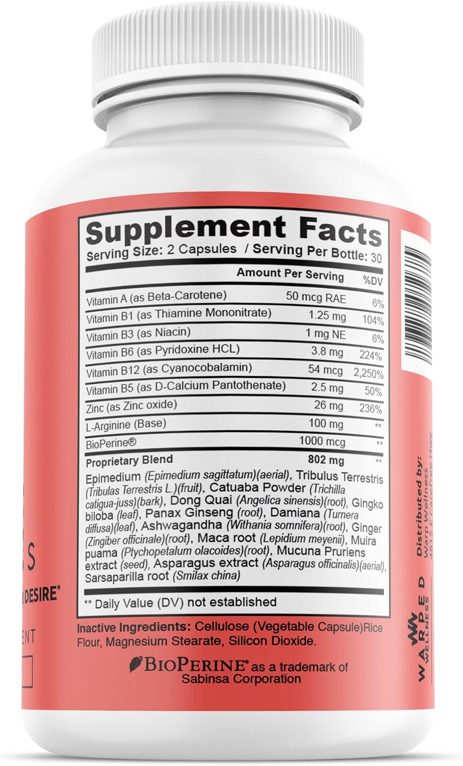 Love Goddess Women's Libido Support Supplement with Miura Puama - görsel 3