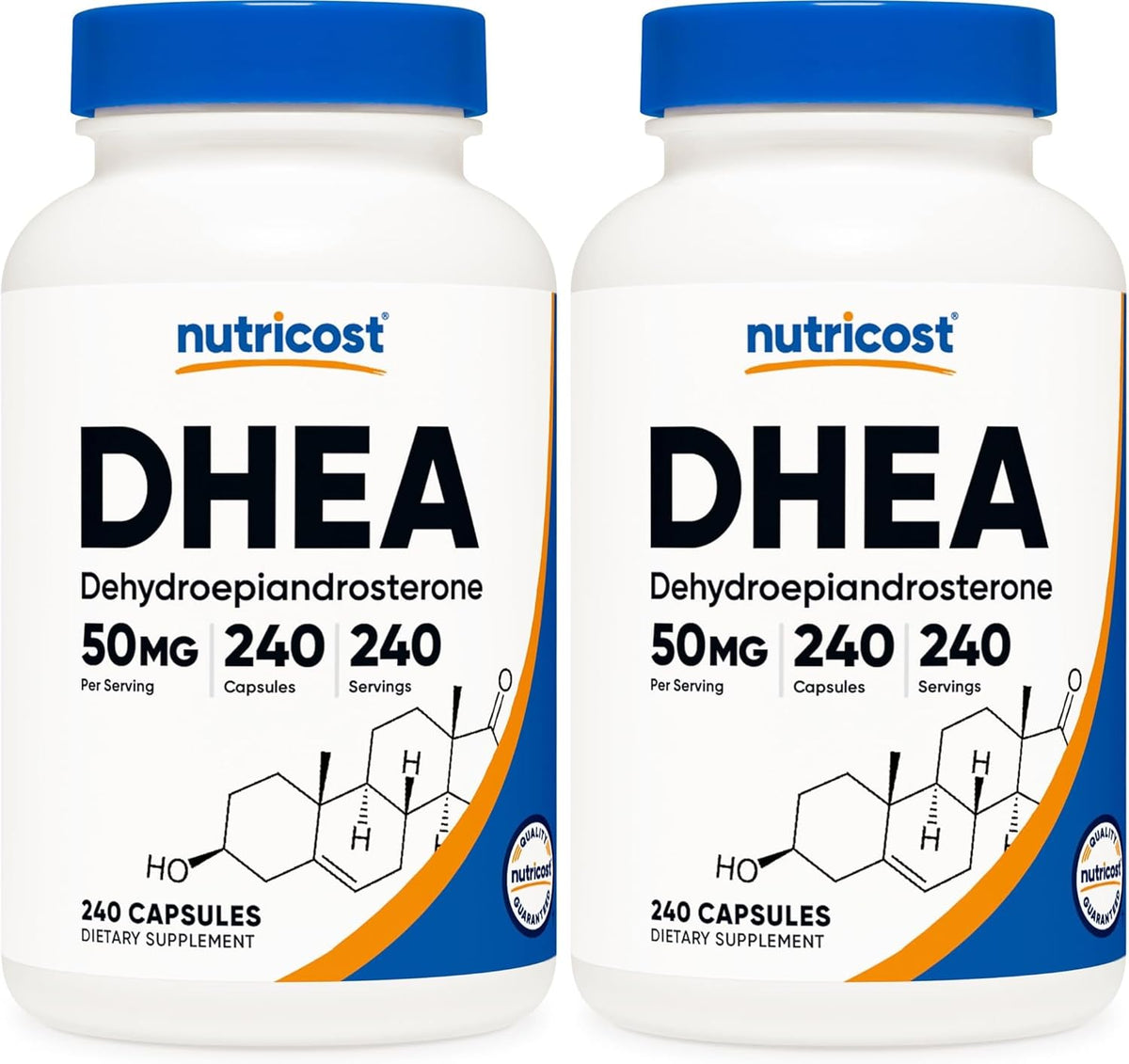 Nutricost DHEA 50 mg, 120 Capsules - görsel 7