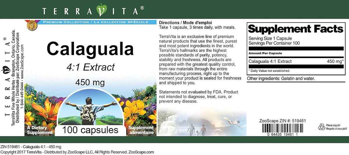 Calaguala 4:1 - 450 mg (100 Capsules) - görsel 3