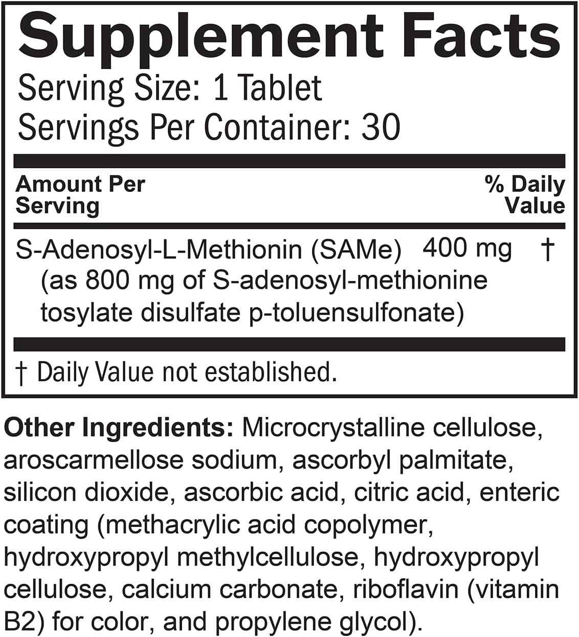 BRAINMD Dr. Amen SAMe Mood & Movement 400 – 30 Tablets - görsel 5