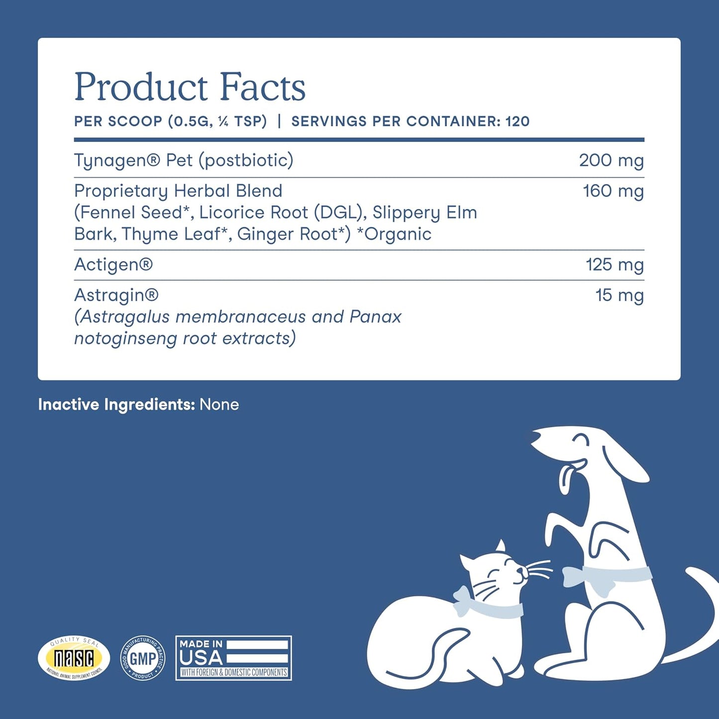 Fera Pets Postbiotics Plus Prebiotics for Dogs & Cats - 120 Scoops - görsel 7