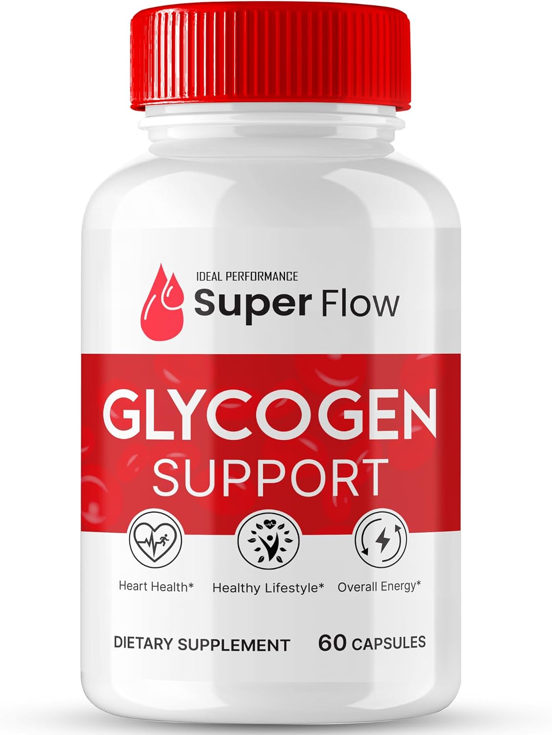 Super Flow Glycogen Support, Super Flow Glyco Optimiser Capsules, Glycogen Super Flow, SuperFlow Glycogen Support Pills, SuperFlow Glycogen Support Reviews, Blood Support Formula Supplement (1 Pack) - görsel 1