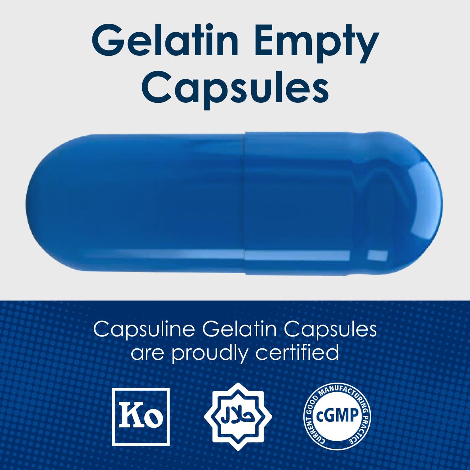Capsuline Size 00 Empty Gelatine Capsules – Clear, 1000 Count | Kosher, Non-GMO, Gluten-Free - görsel 3