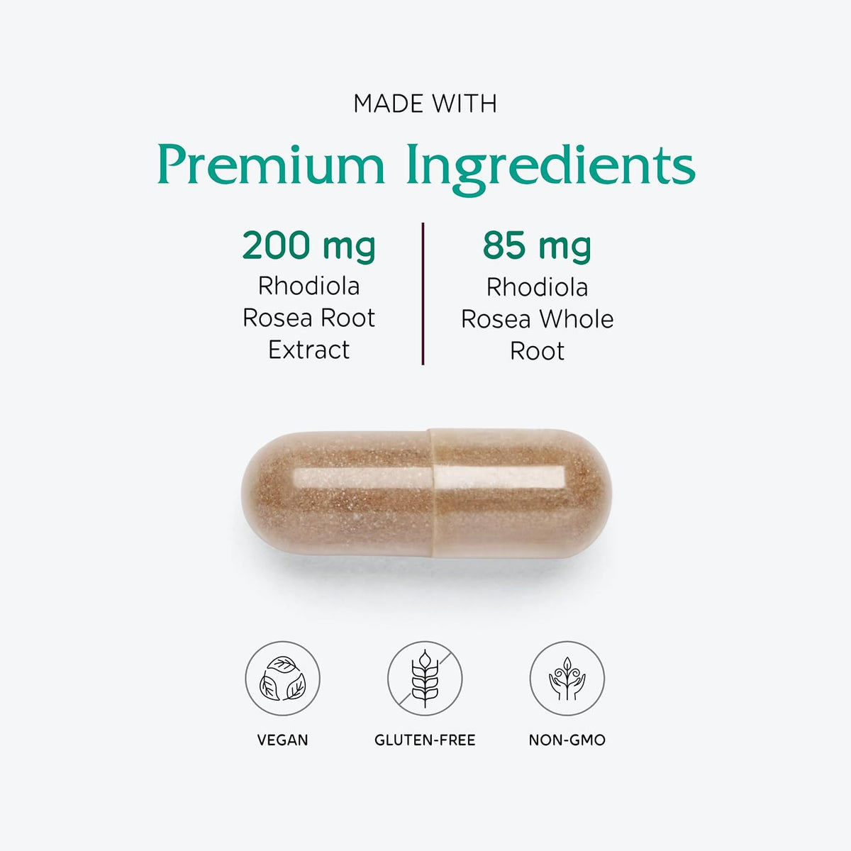 Vitanica Rhodiola Rosea Root Extract 200mg, – Promotes exercise performance: Rhodiola may help reduce perceived – Image 4