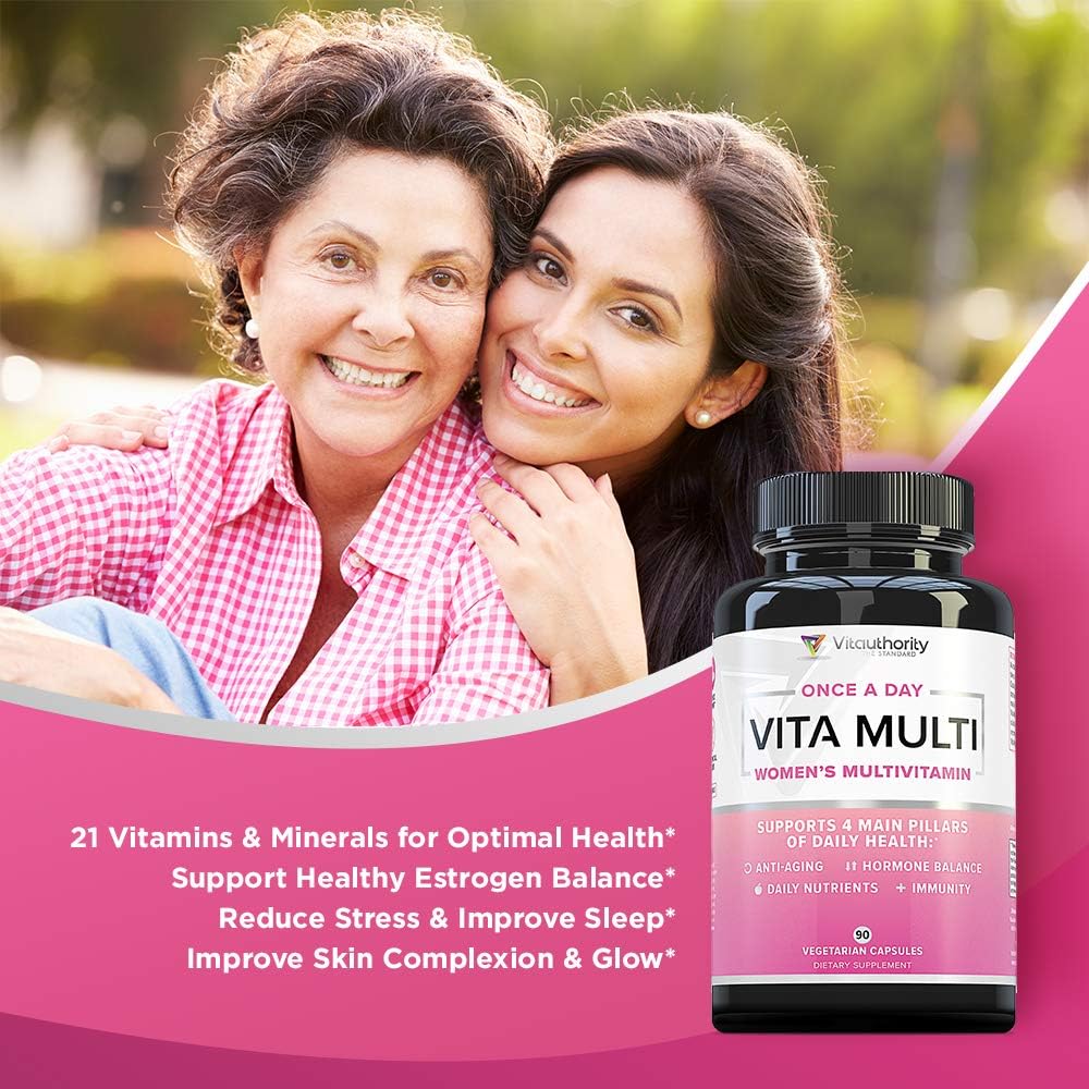 Vitauthority Multivitamin for Women – Daily Multi with DIM, Ashwagandha, and Hyaluronic Acid - görsel 7