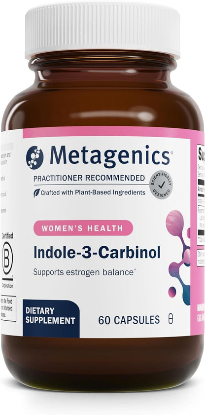 Metagenics Meta Indole-3-Carbinol - Oestrogen Balance Support, Antioxidant & Liver Health - 60 Capsules