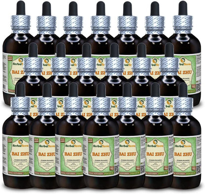 Bai Zhu, Atractylodes (Atractylodis Macrocephalae) Tincture, Dried Root Liquid Extract by HerbalTerra (2x60 ml)