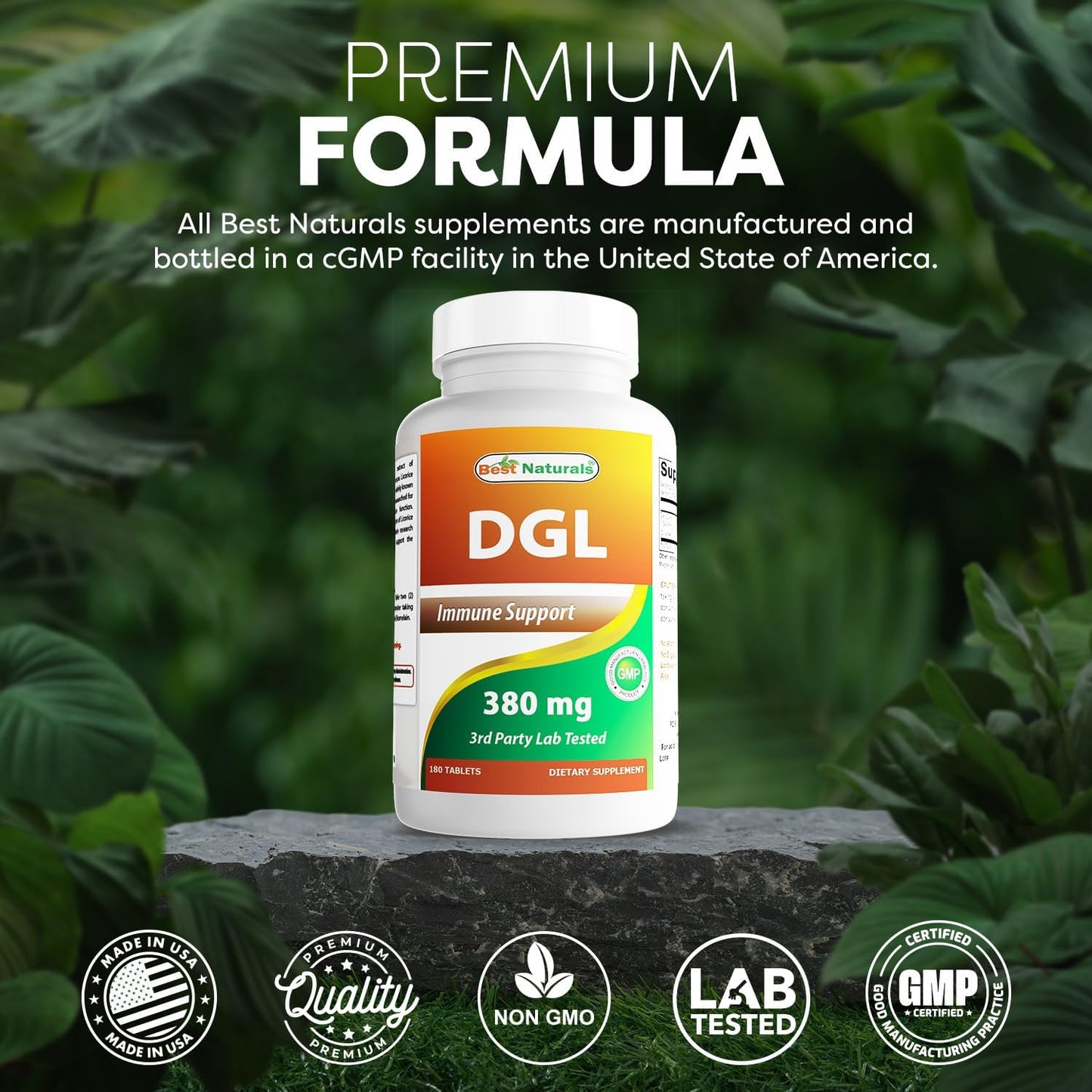 Best Naturals DGL Chewable 380 mg, 180 Tablets - görsel 5