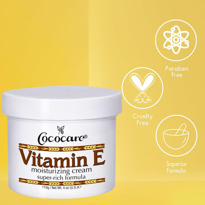 Cococare Vitamin E Super Rich Formula Moisturising Cream, 4 oz