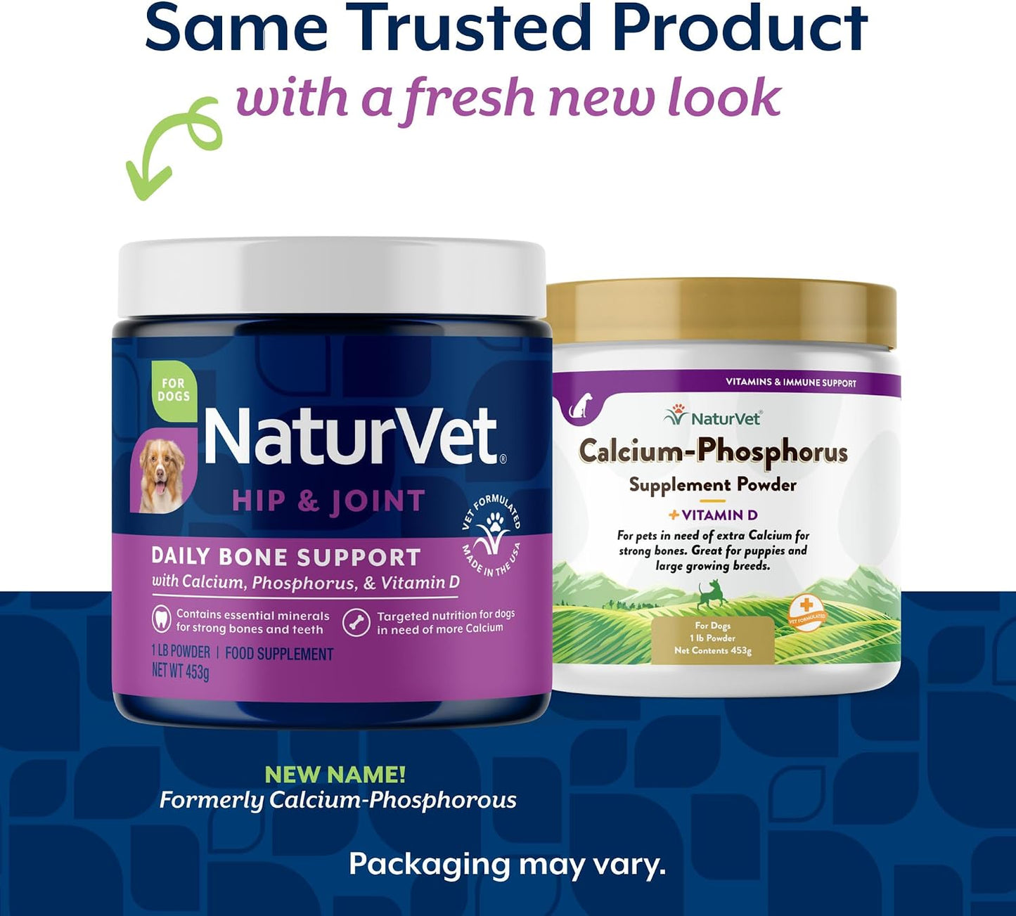 NaturVet Calcium-Phosphorus for Dogs – Supports Strong & Healthy Bones – Enhanced with Essential Minerals & Vitamin D – 454 g Powder - görsel 2