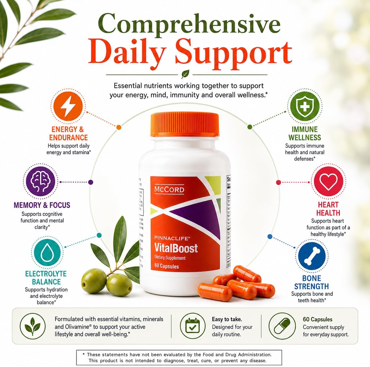 McCord VitalBoost Energy, Memory & Immunity Supplement - görsel 5