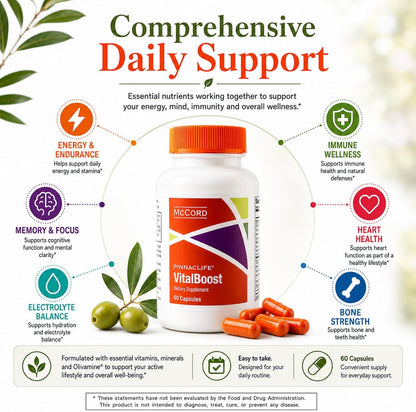 McCord VitalBoost Energy, Memory & Immunity Supplement