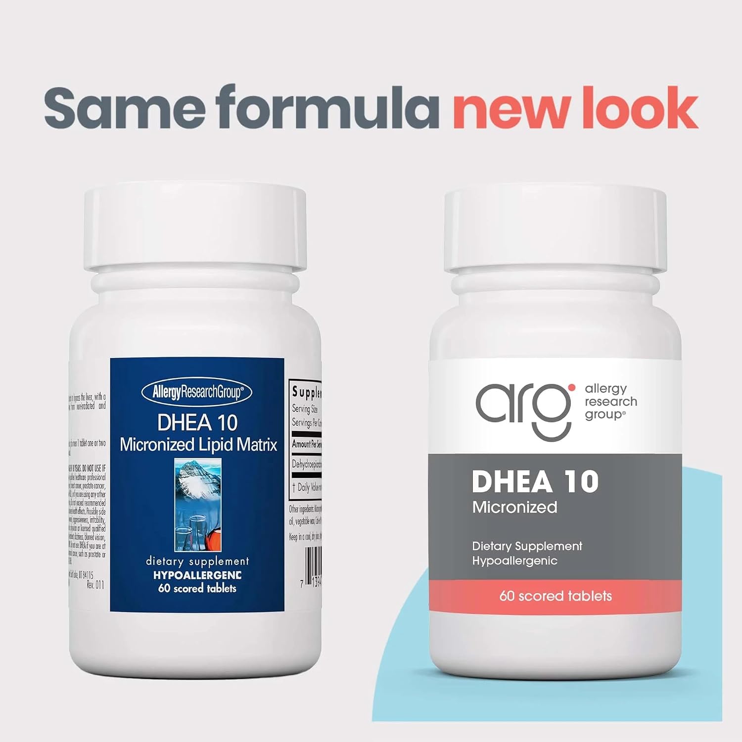 Allergy Research Group DHEA 10 – Micronised Lipid Matrix – 10 mg, 60 Capsules - görsel 5