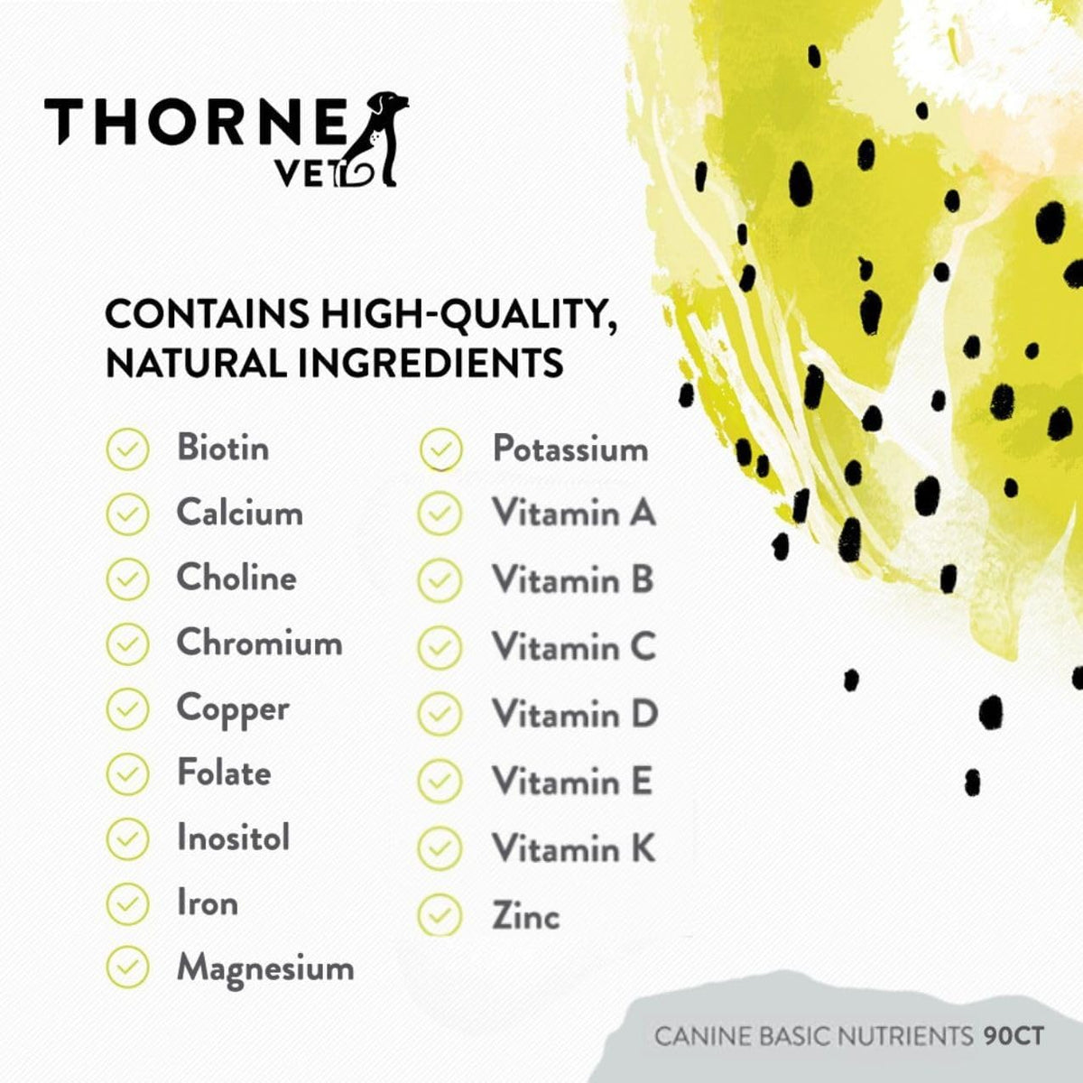ThorneVET Canine Basic Nutrients – Multivitamin Support for Dogs, 90 Soft Chews - görsel 5
