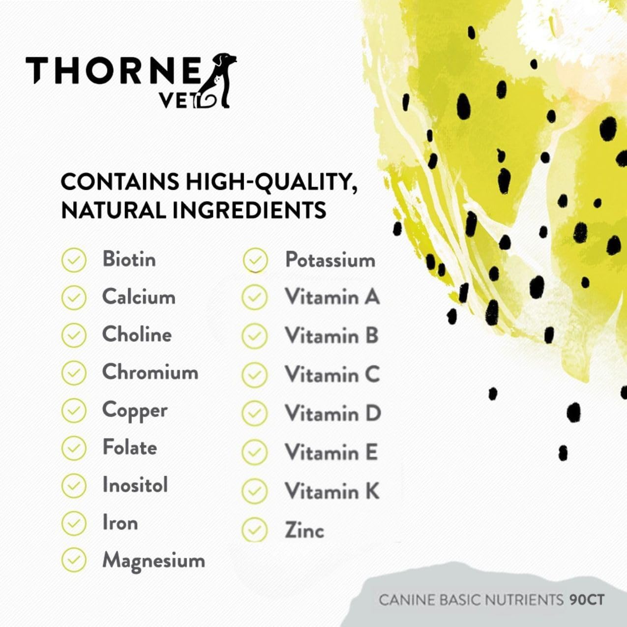 ThorneVET Canine Basic Nutrients – Multivitamin Support for Dogs, 90 Soft Chews - görsel 5