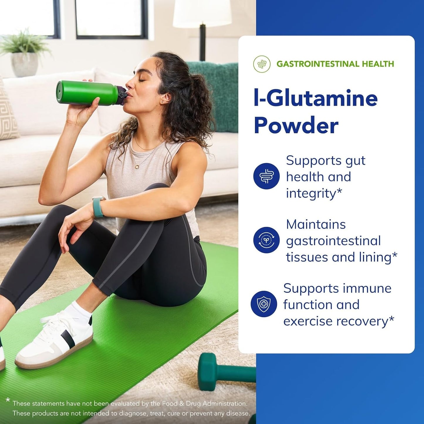 Pure Encapsulations L-Glutamine Powder – 227 g – Supplement for Digestive Health, Gut Lining, Muscle Metabolism, and Immune Support with Pure Free-Form L-Glutamine - görsel 3