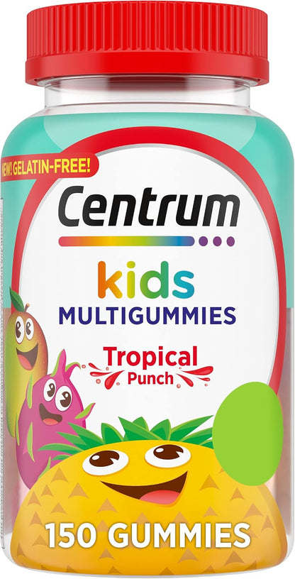 Centrum Kids Multivitamin Gummies, Tropical Punch Flavour, 150 Count