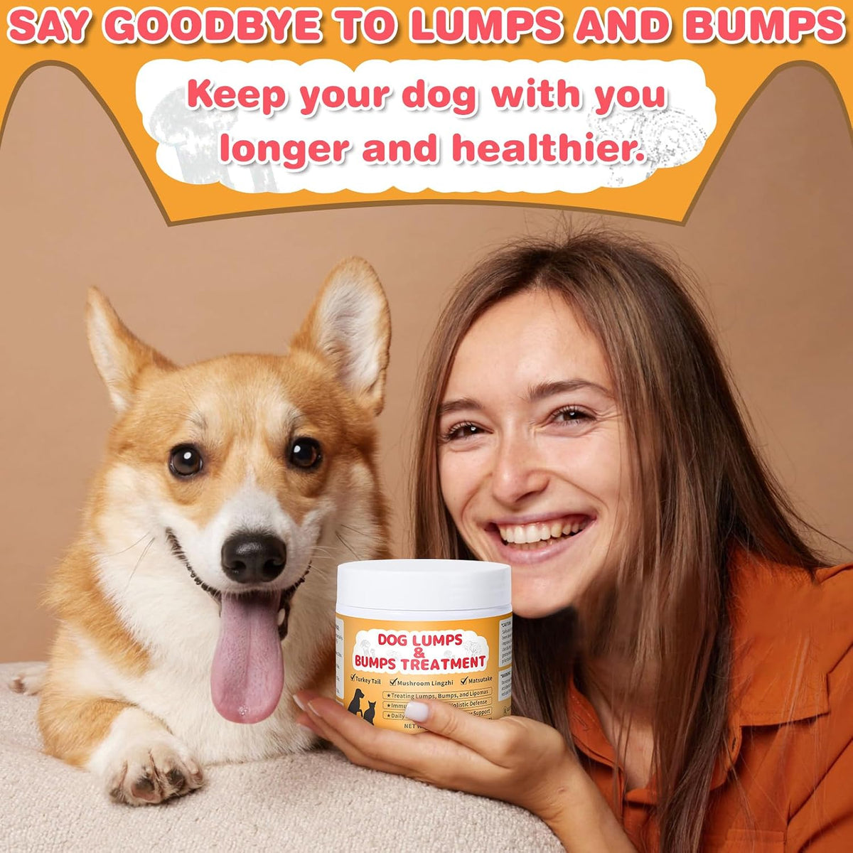 Mushroom Powder for Dogs – Supports Digestive & Immune Health, Mobility, and Skin Wellness (100 g) - görsel 4