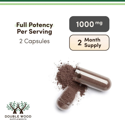 Shilajit Pure Himalayan Capsules (20% Fulvic Acid) - 1,000 mg per Serving, 120 Capsules