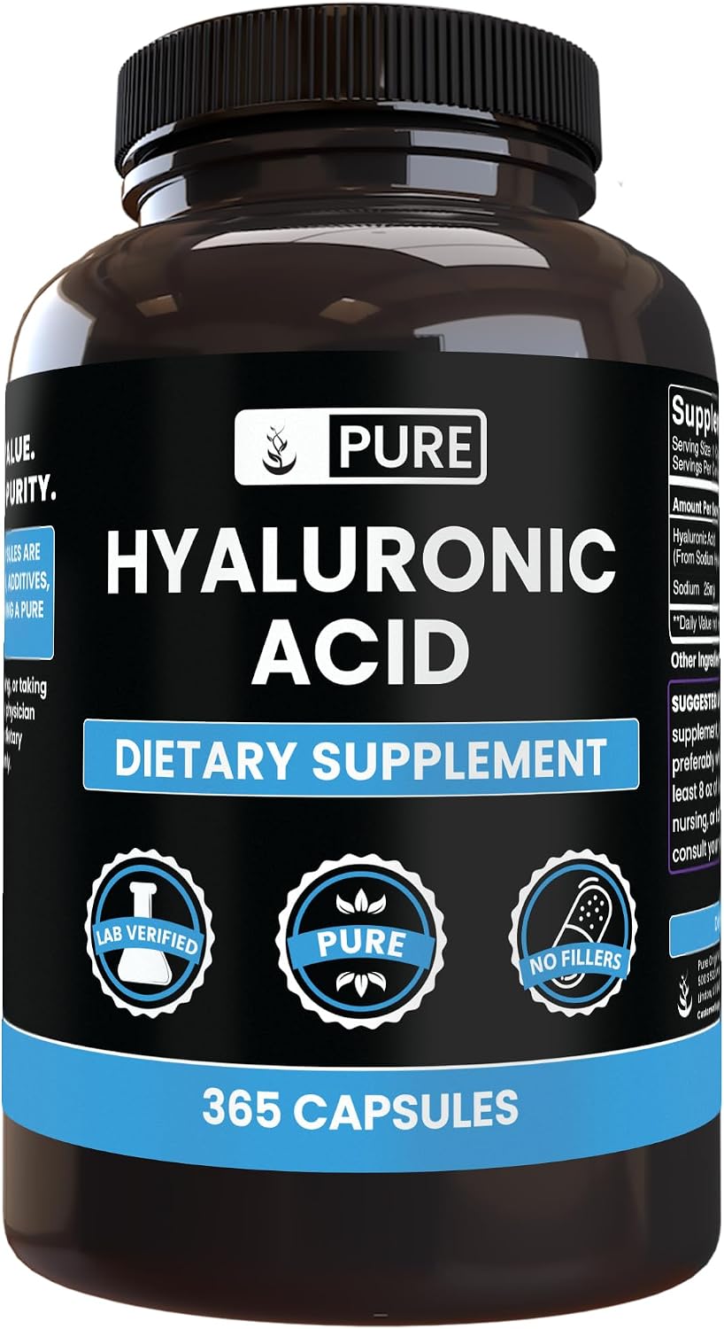 Pure Original Ingredients Hyaluronic Acid (365 Capsules) - görsel 1