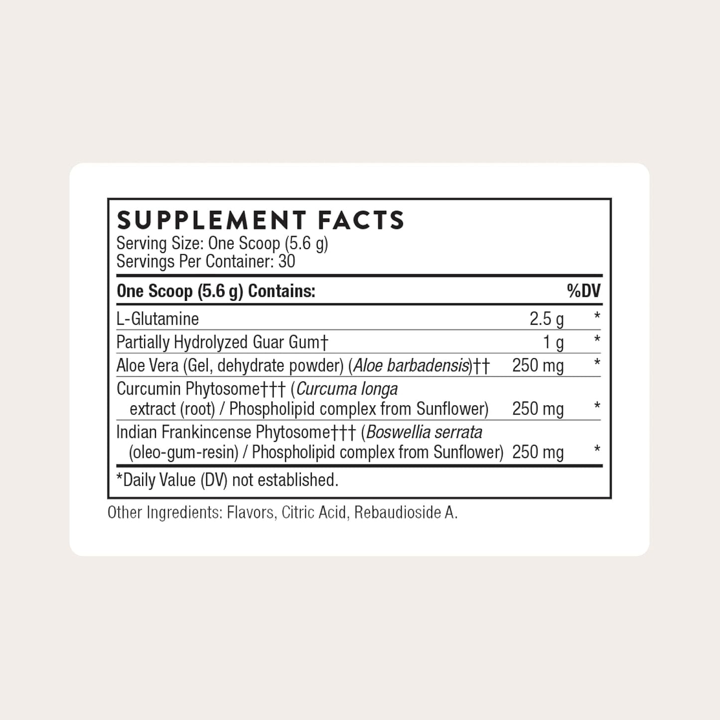THORNE Leaky Gut Support – Gut Health Supplement – Orange Vanilla Flavour – 30 Servings - görsel 2