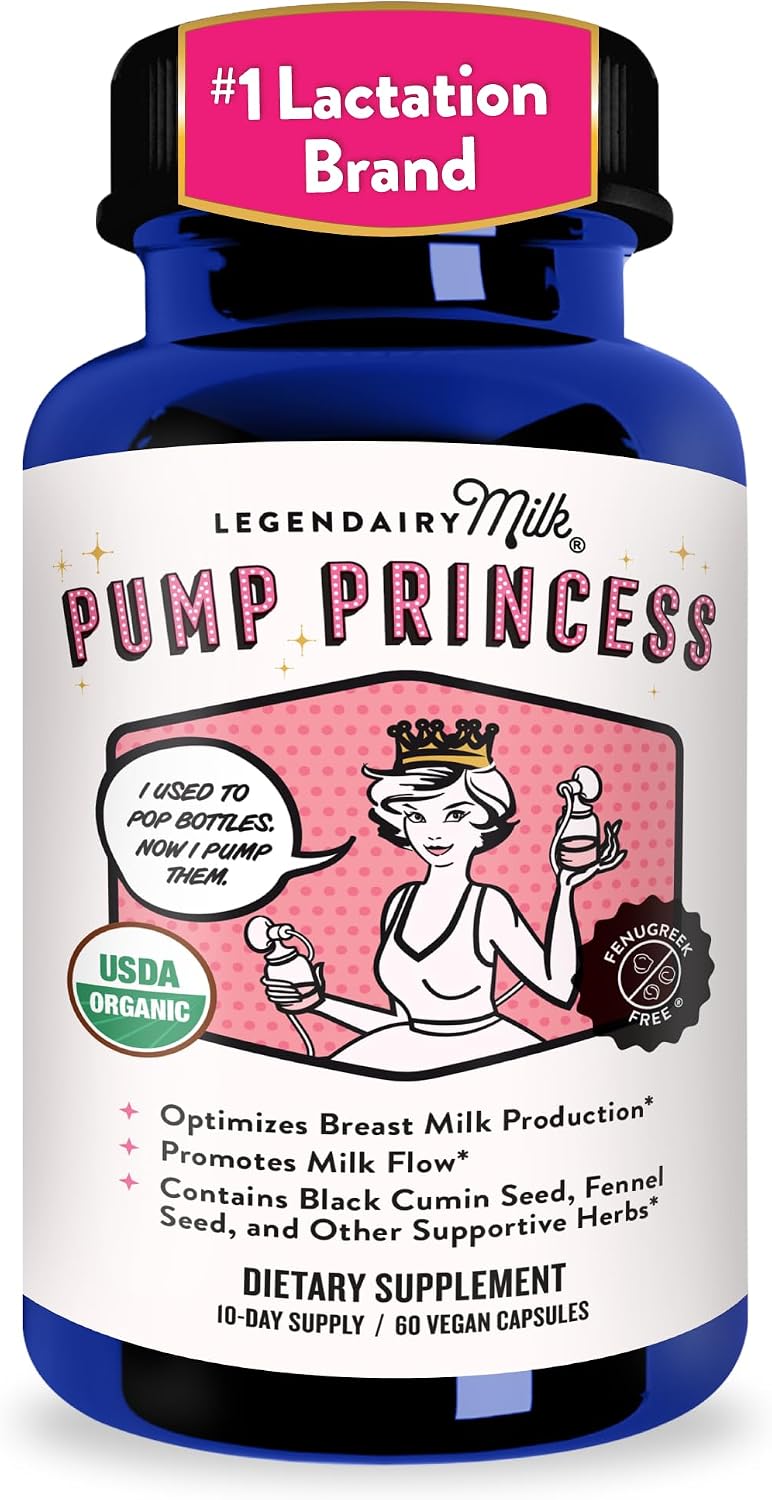 Legendairy Milk Pump Princess Lactation Supplement - Fenugreek-Free - 60 Capsules - görsel 1