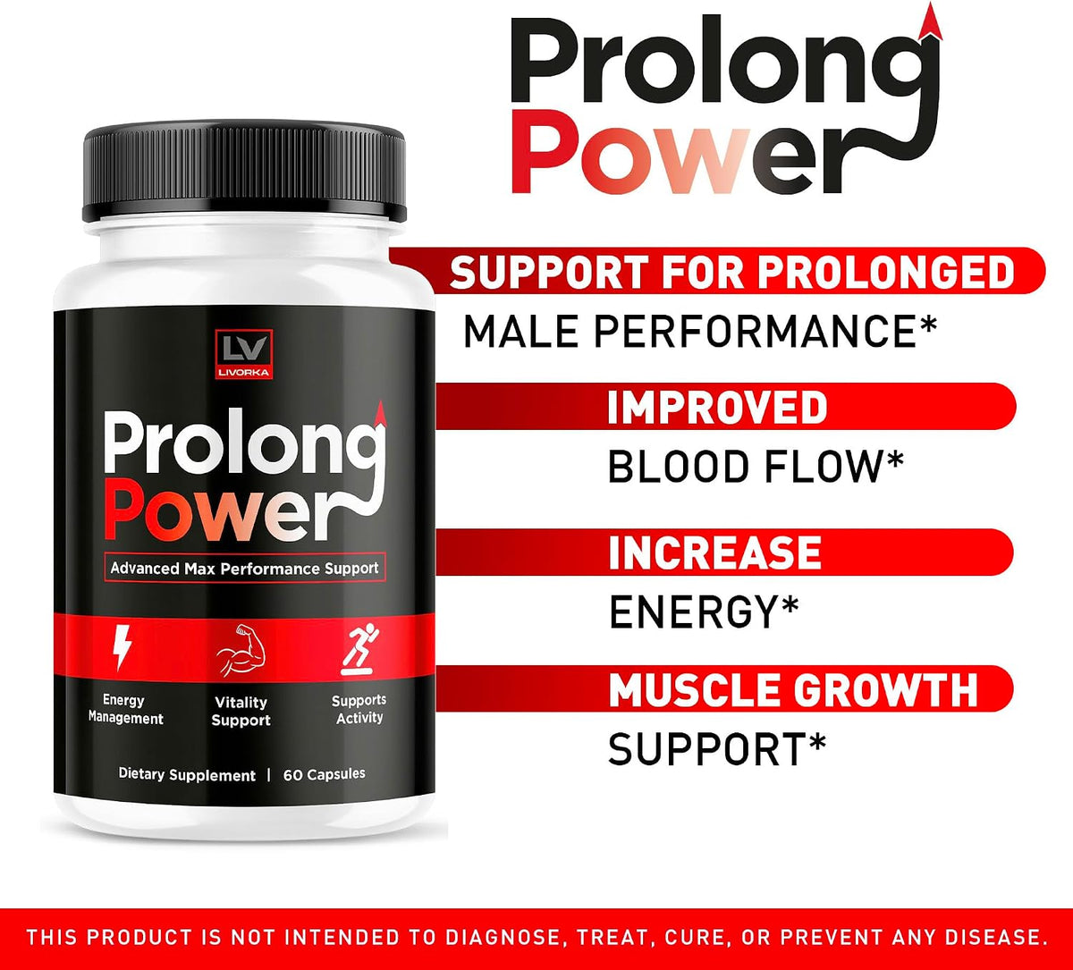 Prolong Power Pills for Men - 60 Capsules - görsel 3