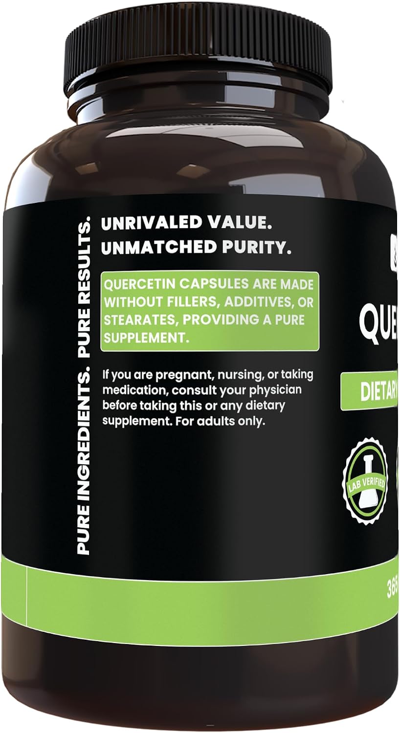 Pure Original Ingredients Quercetin (365 Capsules) - görsel 3