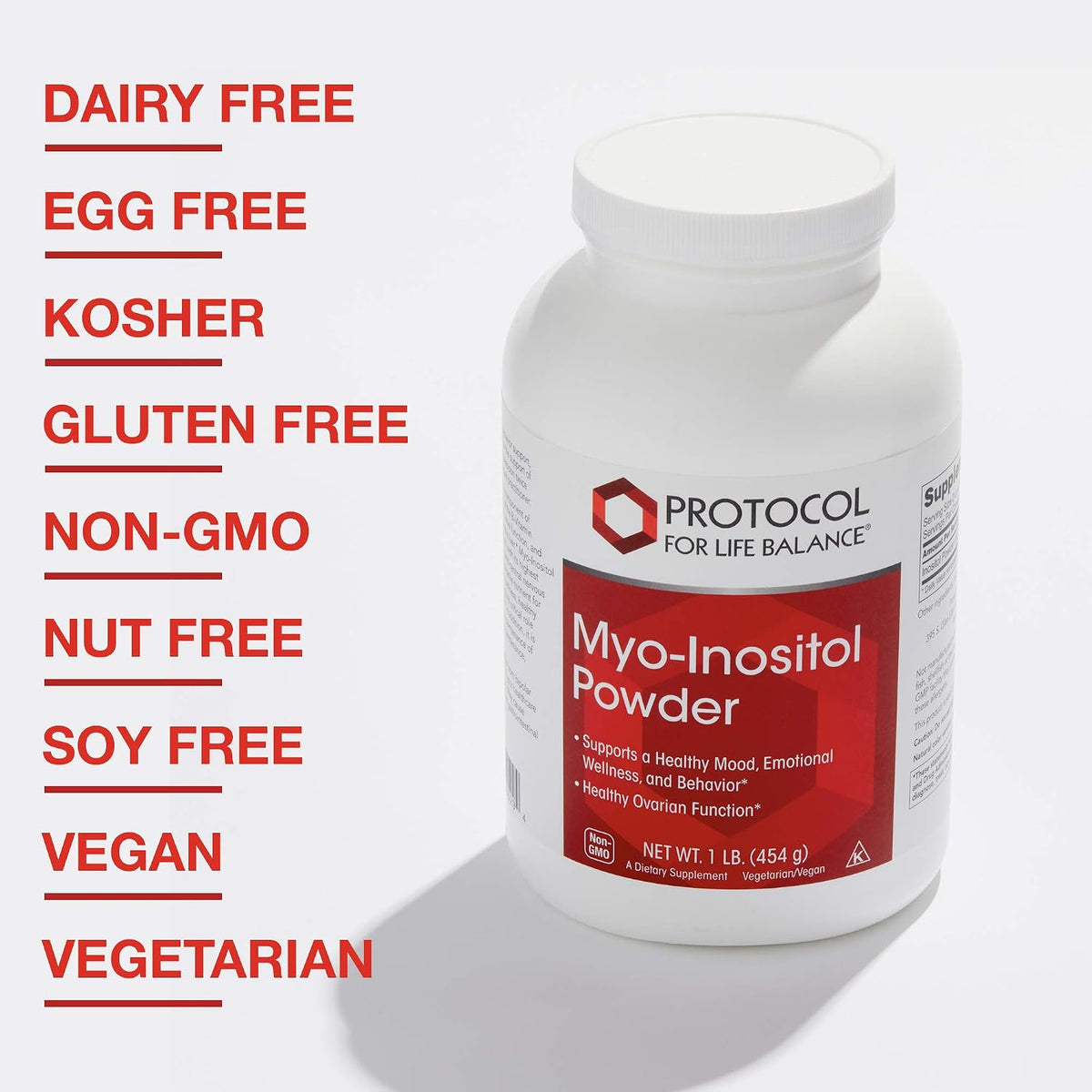 Protocol For Life Balance Myo-Inositol Powder, 454 g (1 lb) - görsel 6