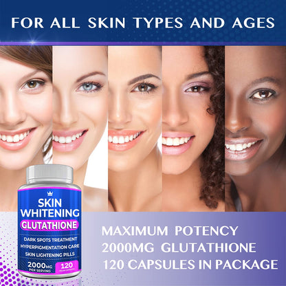 NORTHERN CROWN COSMETICS Glutathione 2000mg – 120 Capsules