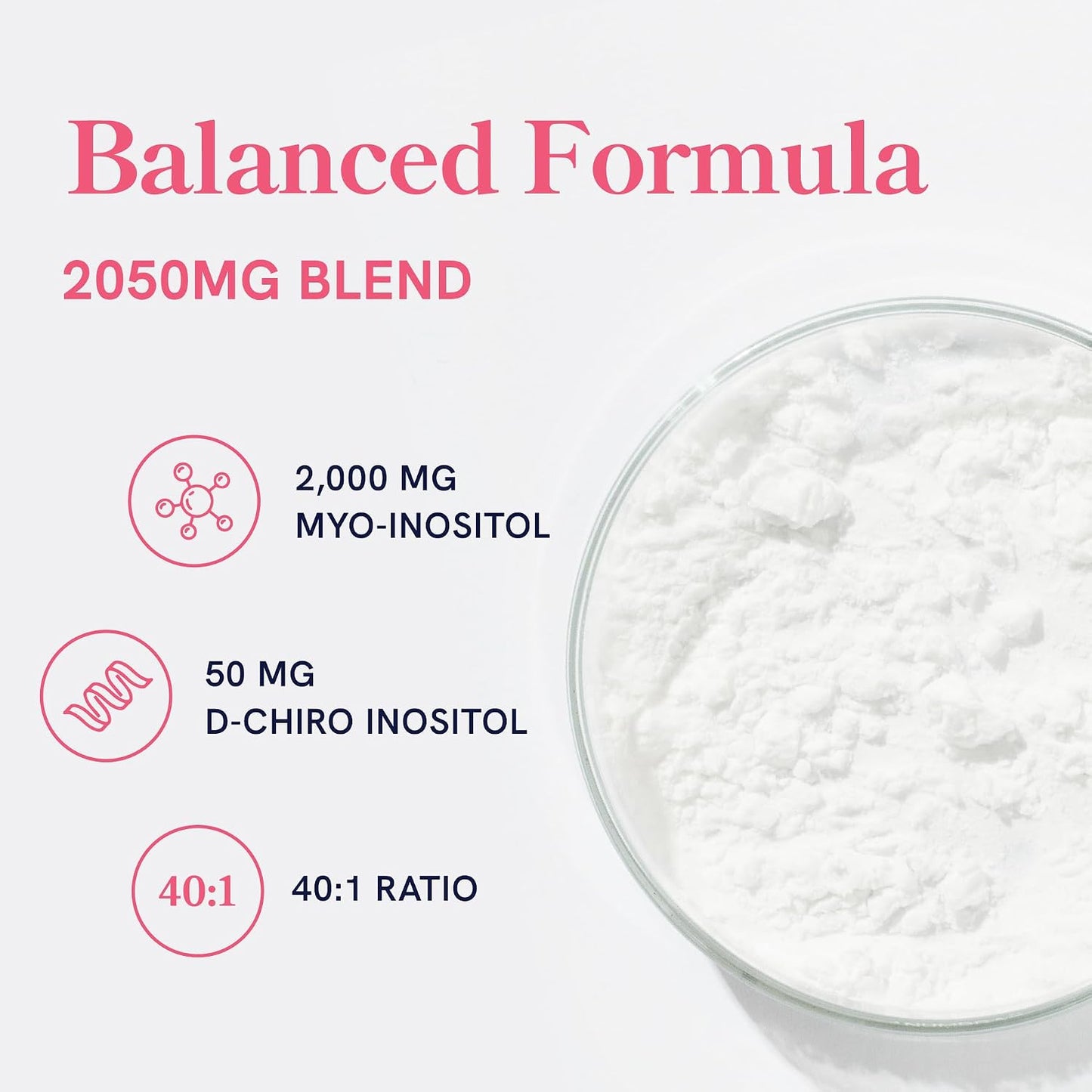 Myo-Inositol & D-Chiro Inositol 40:1 Ratio – Hormone Balance & Ovarian Support, 120 Capsules - görsel 3