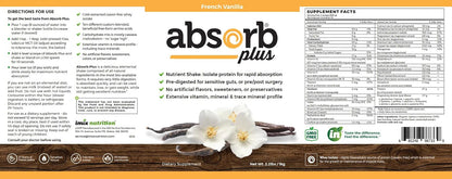 Absorb Plus Isolate Protein - French Vanilla (1 kg)
