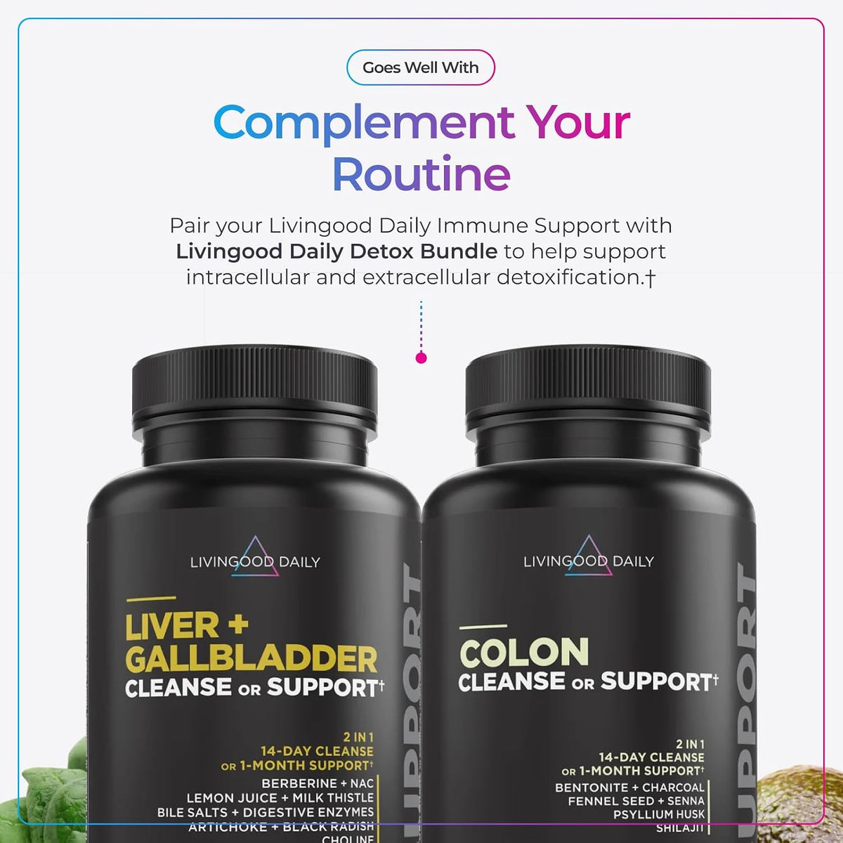 Livingood Daily Immune Support Supplement, – Gut & Digestive Balance: Formulated to encourage a healthy intestinal – Image 6