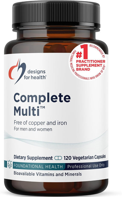 DFH Complete Multi - Comprehensive Multivitamin Supplement with Folate, Vitamin D3, Chelated Minerals