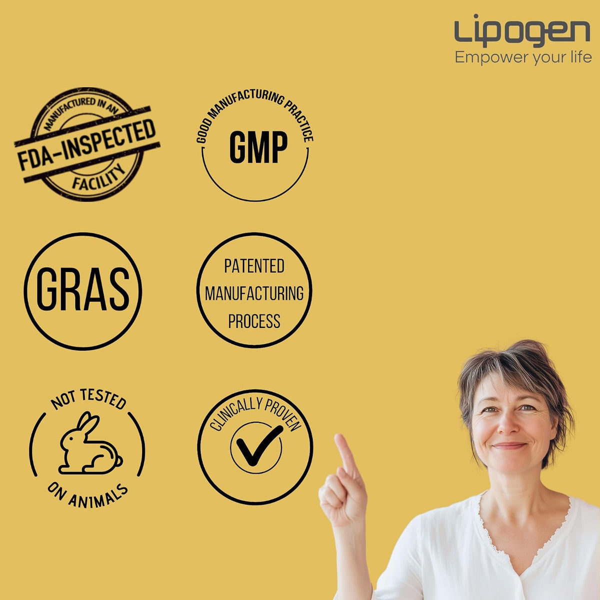 Lipogen PS Plus Older Adult Supplement for Memory & Focus – Phosphatidylserine Brain Support, 120 Softgels (2-Month Supply) - görsel 4