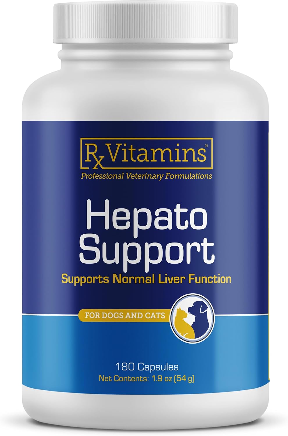 Rx Vitamins Hepato Support for Dogs & Cats – Liver Support with Milk Thistle – 90 Capsules - görsel 8