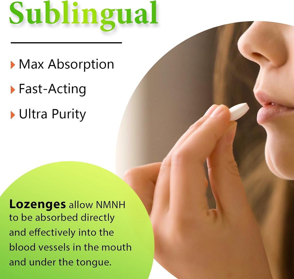 Sublingual NMNH 500mg Lozenges – NAD+ Precursor (120 Lozenges) - görsel 9