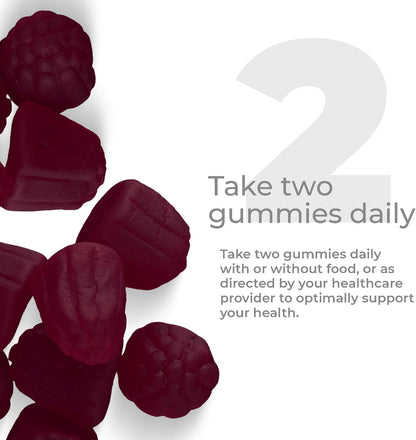 Premier Research Labs Probiotic Gummies – Probiotics for Women and Men with Fibre – 60 Vegan Gummies