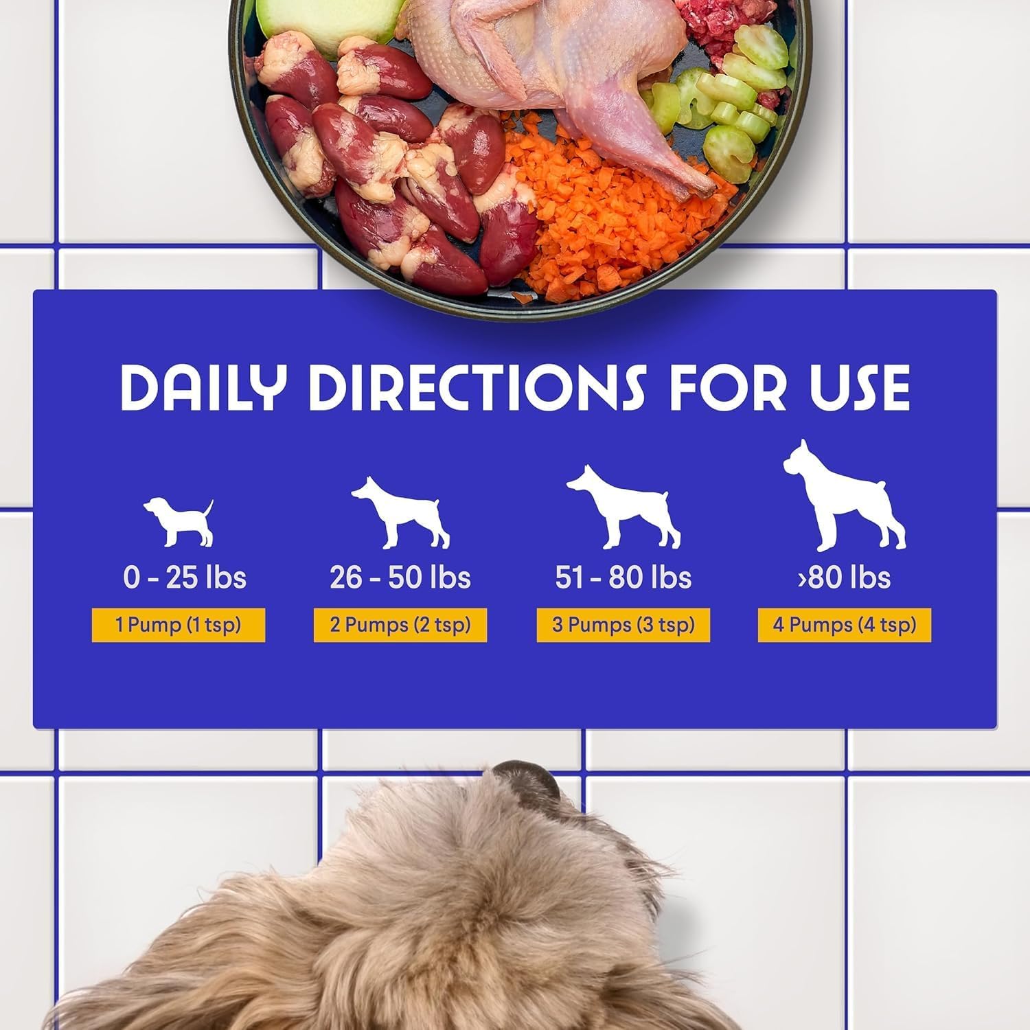 Wonder Paws Fish Oil for Dogs – Omega-3 from Alaskan Salmon, Cod & Krill Oil – EPA DHA Fatty Acids – Liquid Supplement (946 ml) - görsel 5
