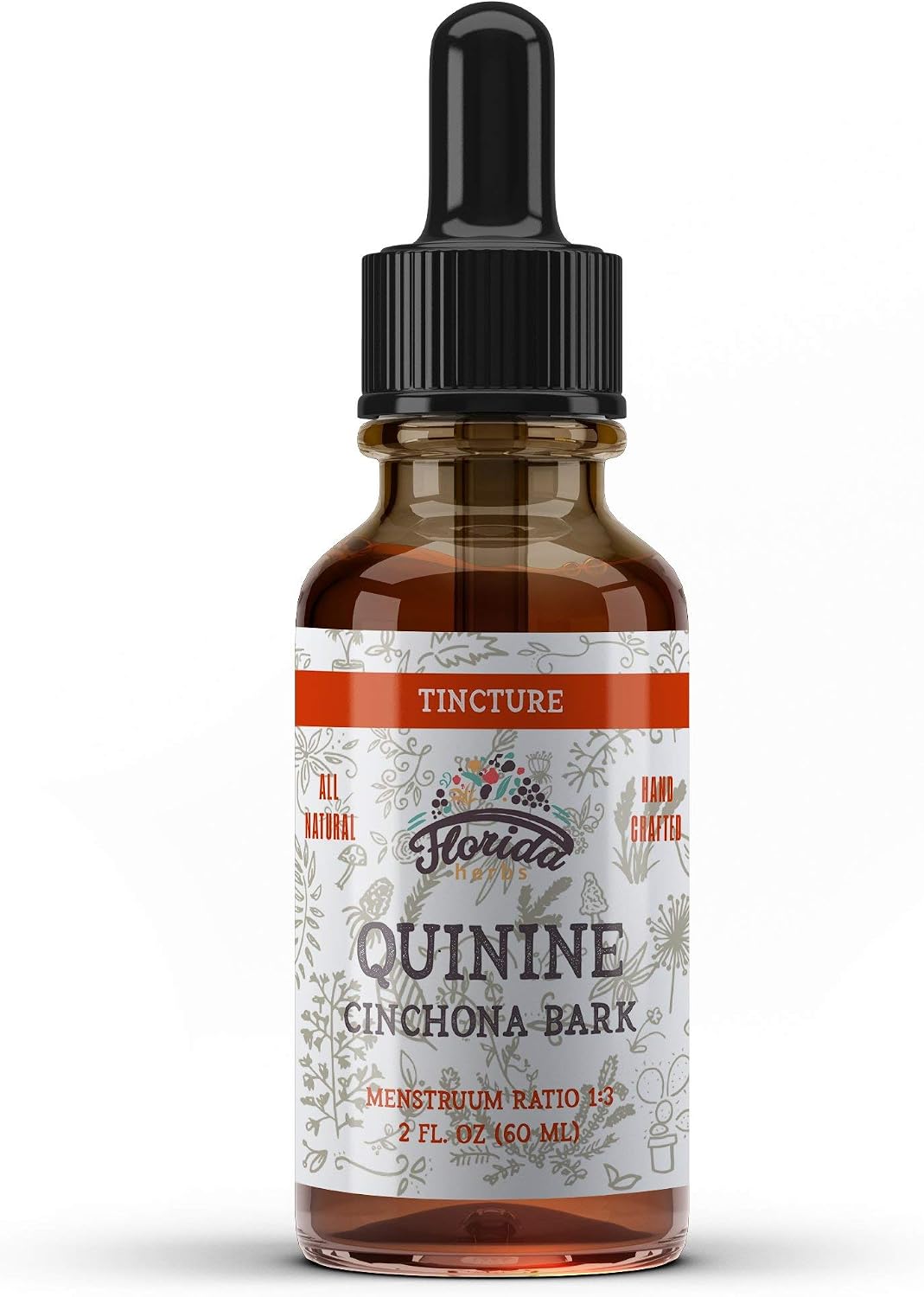 Organic Quinine Tincture – Herbal Food Supplement from Dried Cinchona Bark, 670 mg - görsel 1
