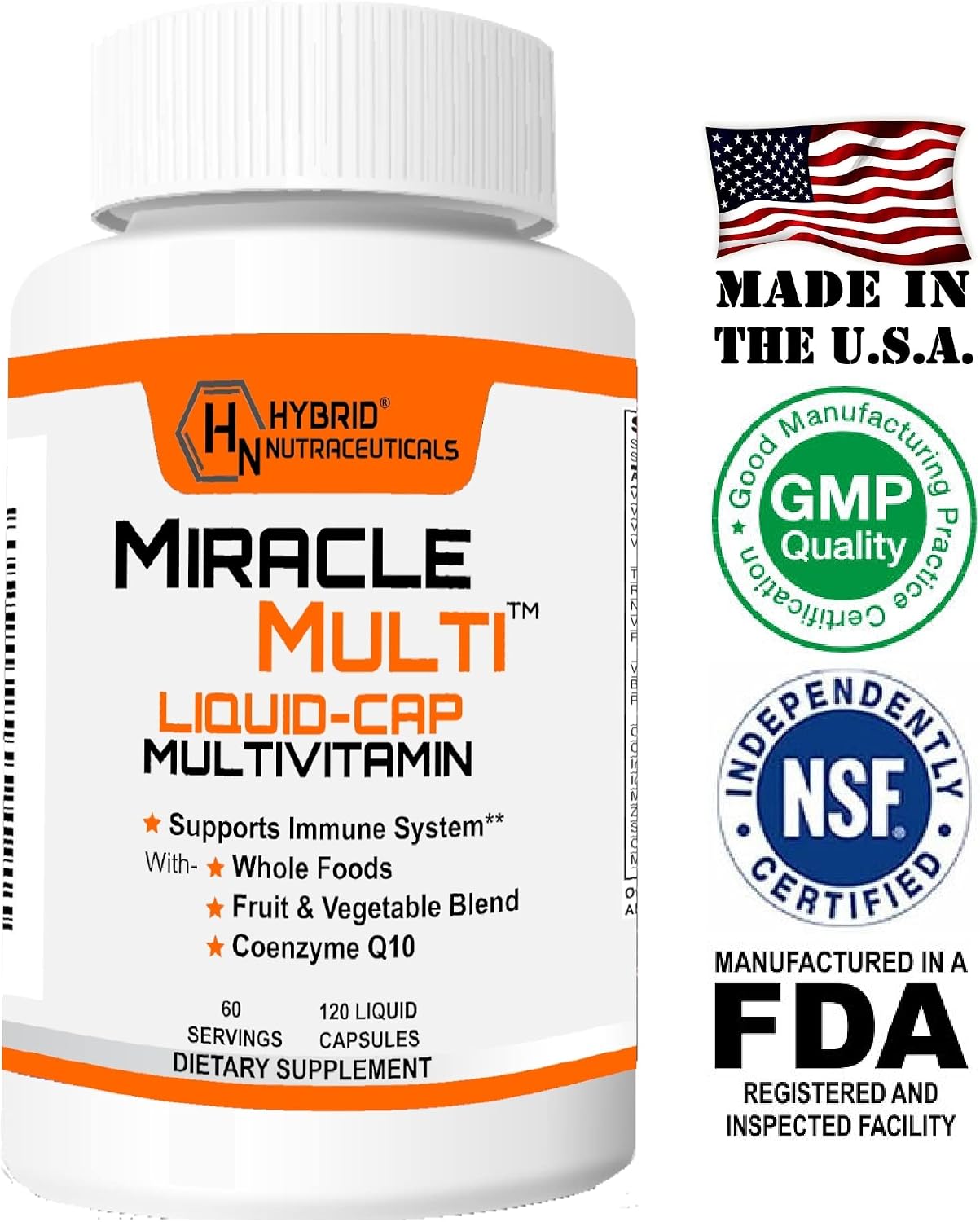Multi Liquid Multivitamin Softgels - Complete Whole Food Blend with CoQ10, B12 & Superfood Enzymes, 120 Softgels - görsel 7