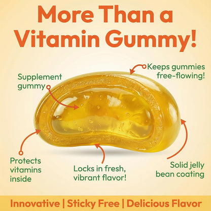 Human Beanz Vitamin C Jelly Bean Gummies for Children - 120 Count