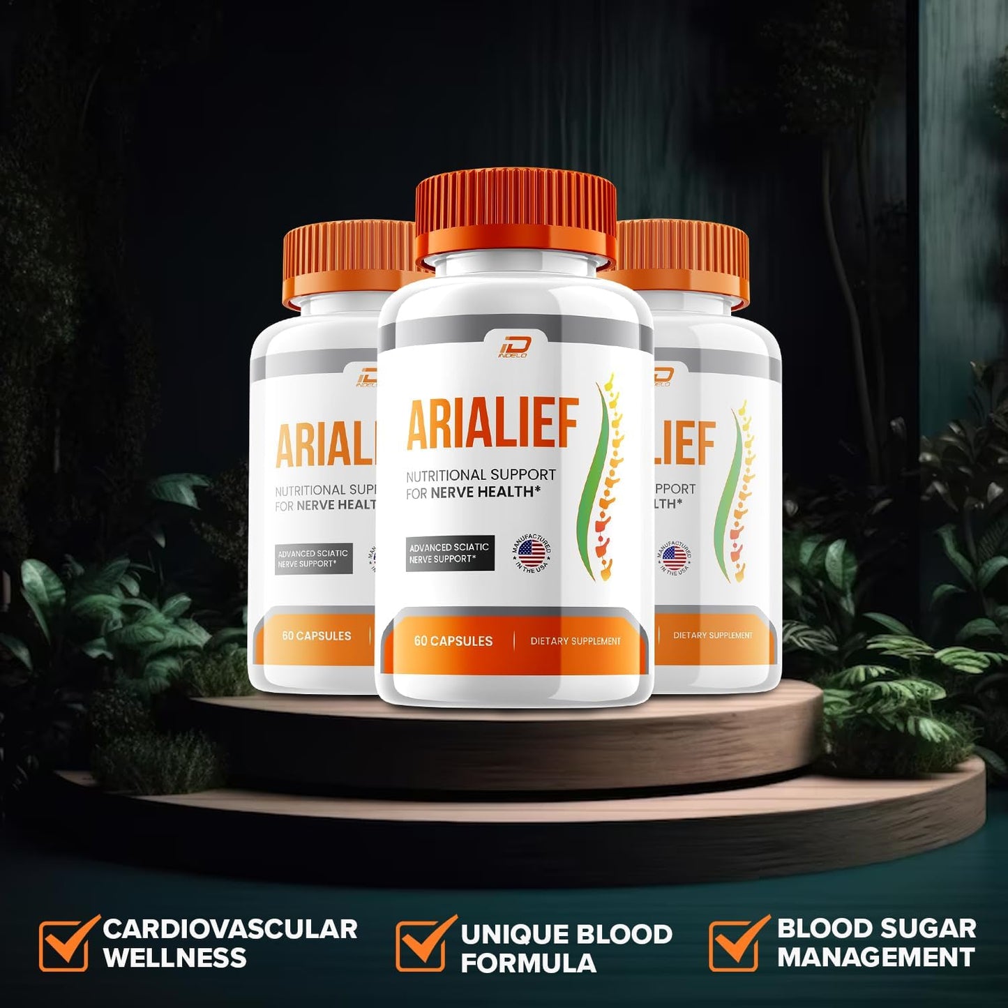 Arialief Capsules – Natural Supplement for Balanced Health (3 Pack – 180 Capsules) - görsel 4