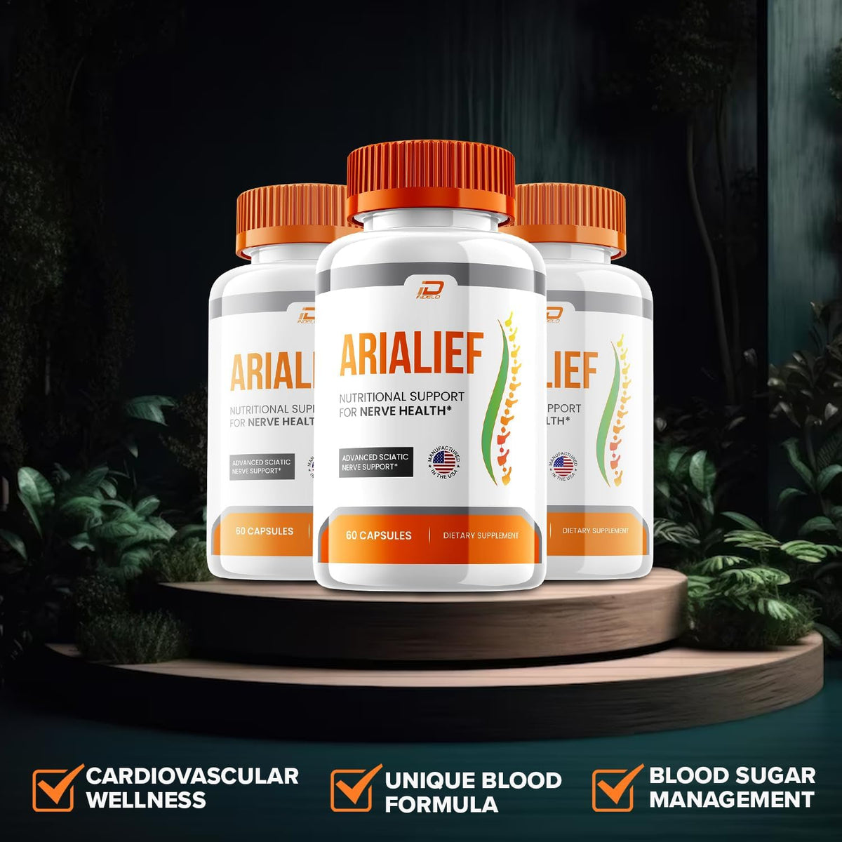 Arialief Capsules - All Natural Formula to Maintain Healthy Levels (2 Pack, 120 Capsules) - görsel 4