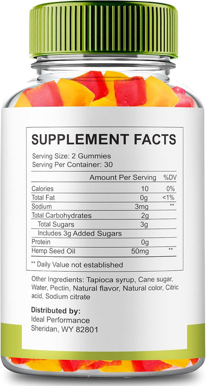 Tranquil Blend Hemp Gummies - Extra Strength Health and Wellbeing Support (3 Pack)