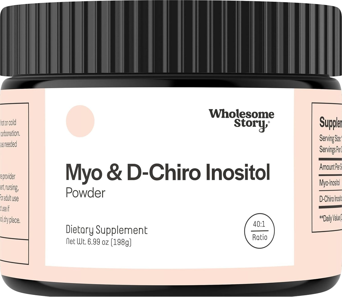 Wholesome Story Myo-Inositol & D-Chiro Inositol Supplement for Women – 40:1 Ratio, 30 Servings - görsel 7