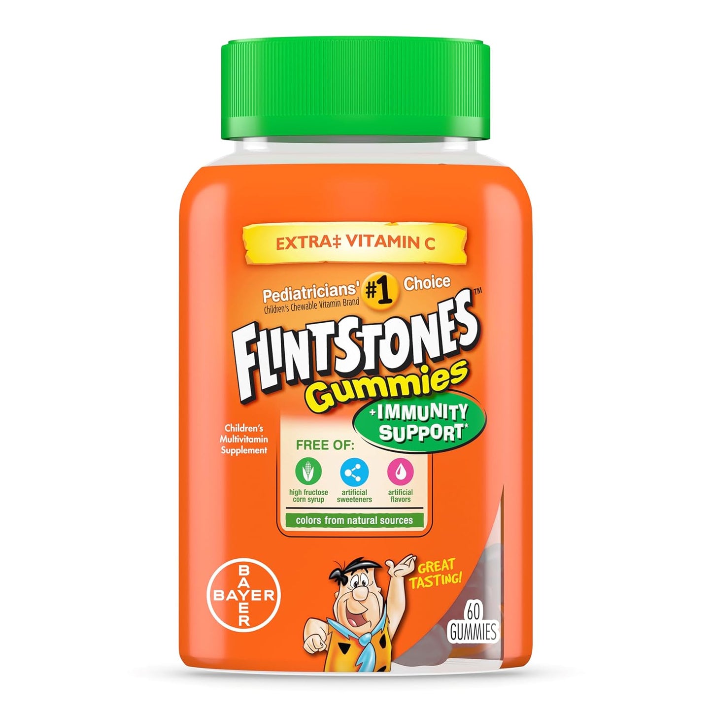 Flintstones Children's Multivitamin Plus Immune Support Gummies (60 Gummies) - görsel 1