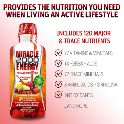 Century Systems 2000 - Complete Liquid Multivitamin and Mineral Supplement with Amino Acids and Antioxidants (946 ml)